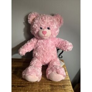 Build A Bear Workshop Pink‎ Swirl Teddy Bear 17" Plush 2020